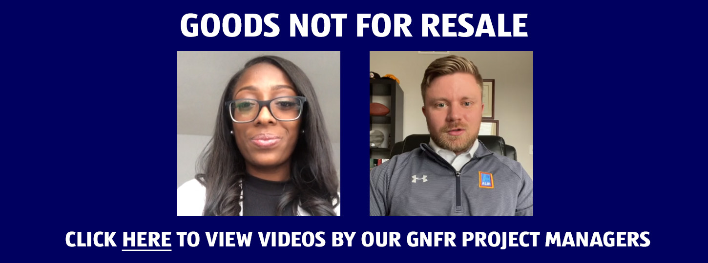 Goods Not for Resale Project Manager Videos